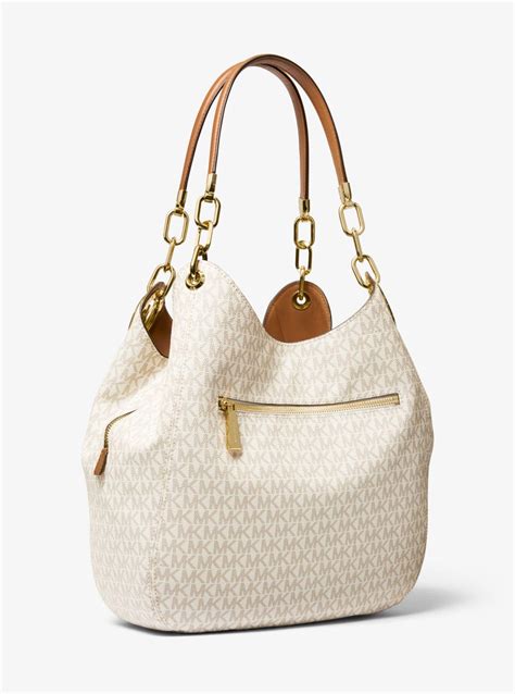 michael kors lillie large chain shoulder tote